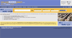Desktop Screenshot of collegebooksdirect.com
