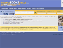 Tablet Screenshot of collegebooksdirect.com